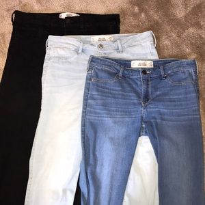 3 Hollister Skinny Jeans